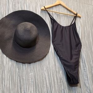 BETTY JADE Black One Piece Cut Out Bathing Suit